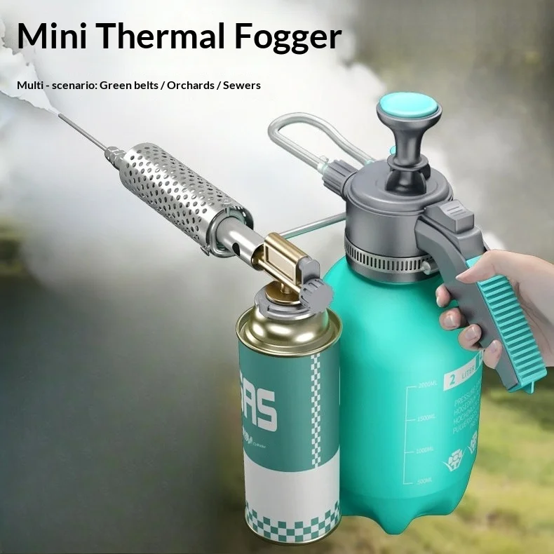 2L Portable Thermal Fogger Disinfection Sterilization Insect Mosquito Control Spraying Atomizer Bottle