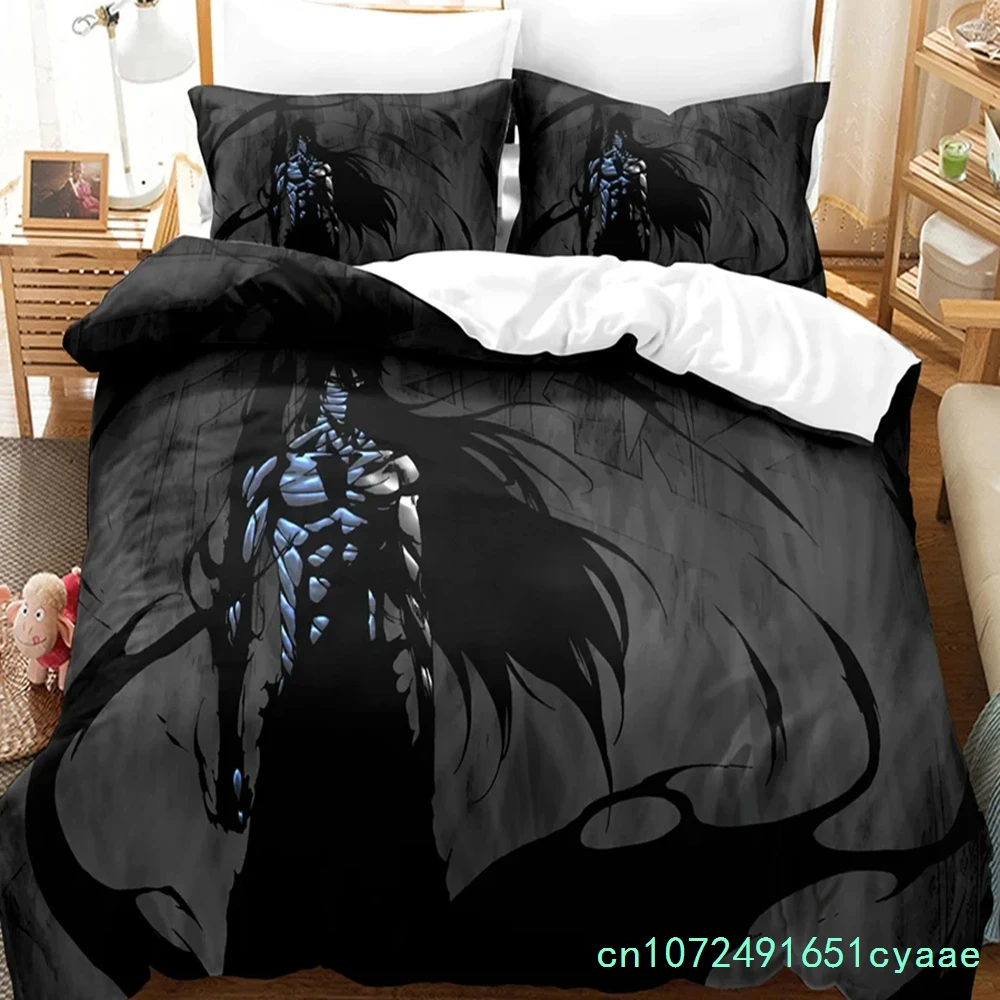 3D Print Anime Bleach Kurosaki Ichigo Bedding Set Boys Girls Twin Queen Size Duvet Cover Pillowcase Bed Boys Adult
