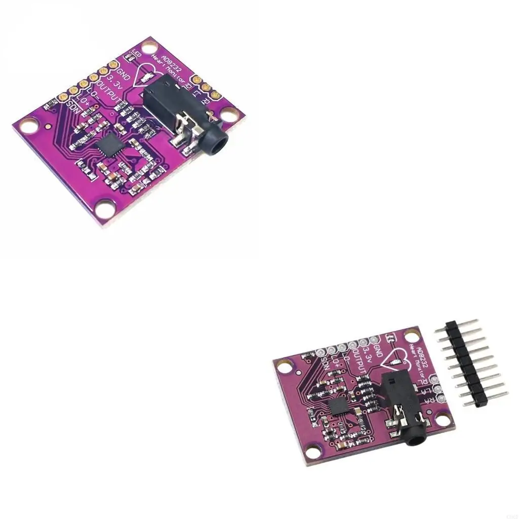 C90F واجهات متعددة أجهزة استشعار قياس تخطيط القلب AD8232 للتكامل في المشاريع والأجهزة الإلكترونية