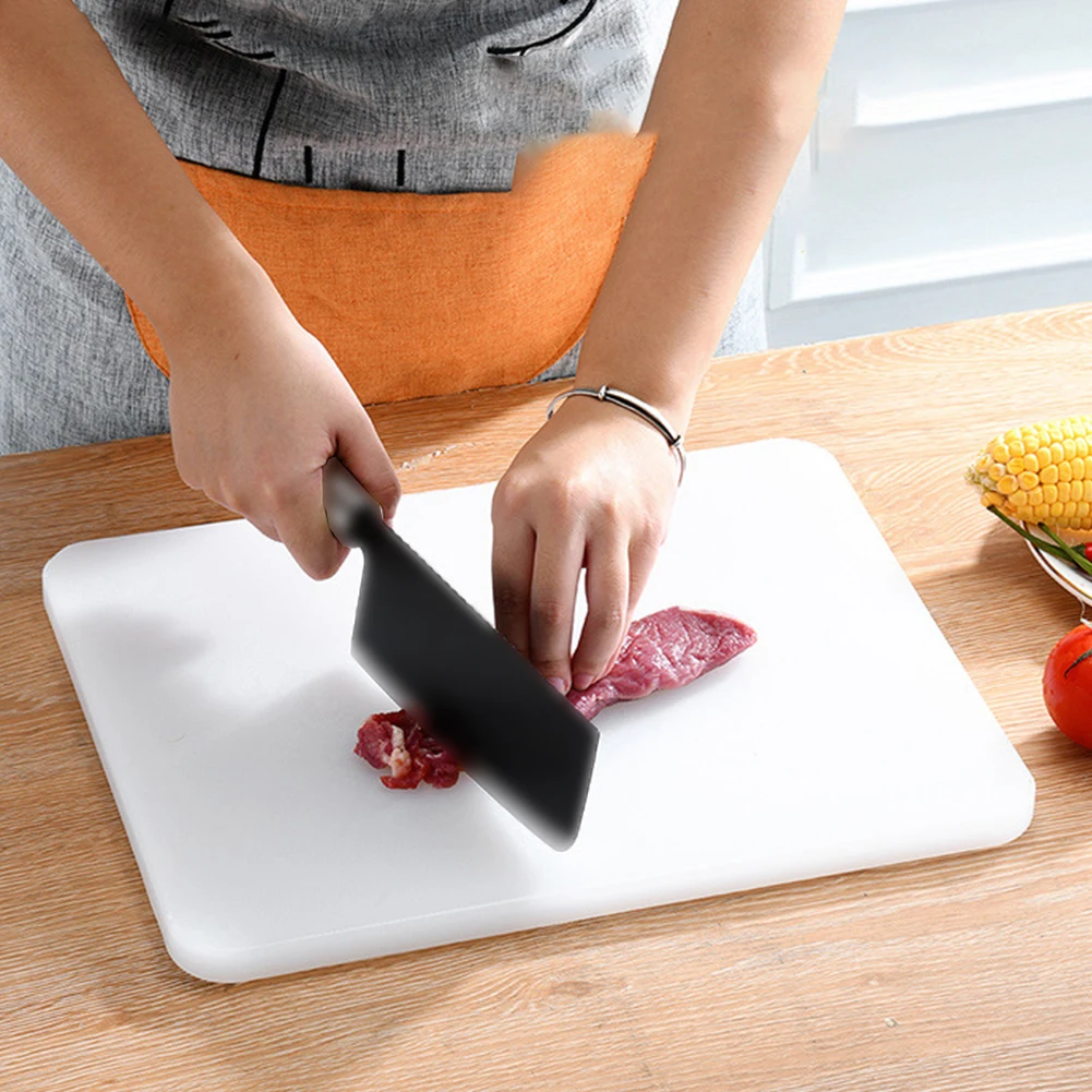 Thickened PE Chopping Board Chopping Board Meat Chopping Board Auxiliary Food Fruit Cutting Knife- Board Plastic High Quality