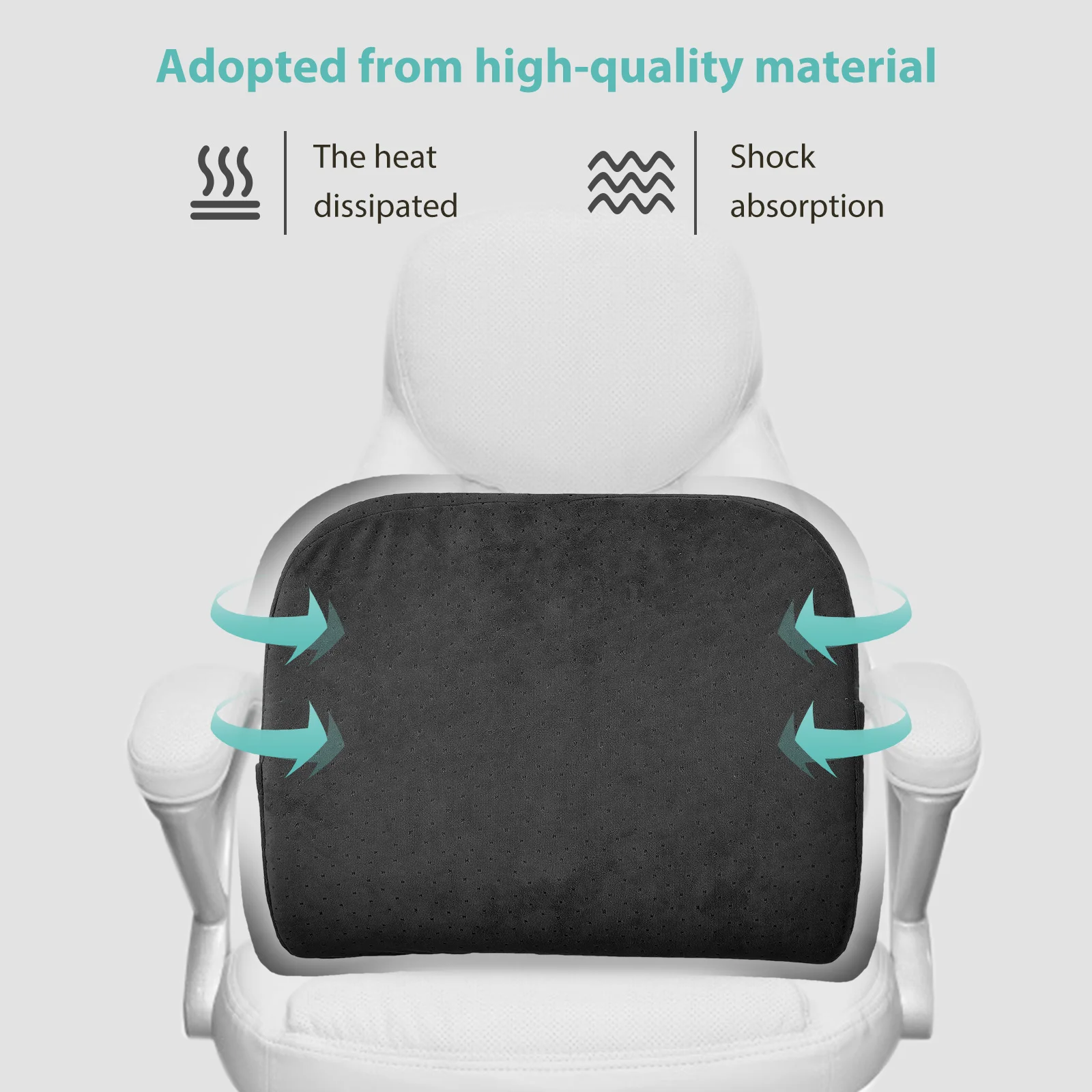 

1Pcs Comfortable Lumbar Support Cushion Memory Foam Back Pillow for Sofa Chair Seat Reading Rest Relief Back Cushion