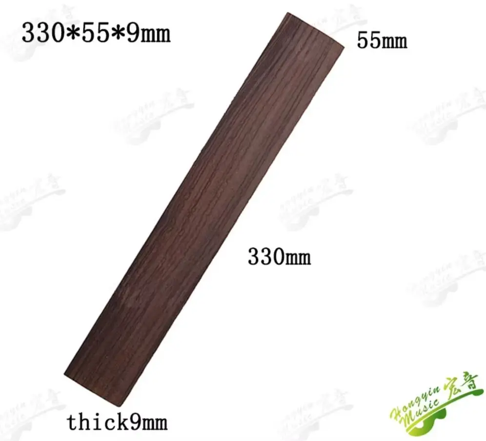 UKLL Guitar FingerBoard Ebony   Fretboard 330*55*9mm HUATOOL - view 5