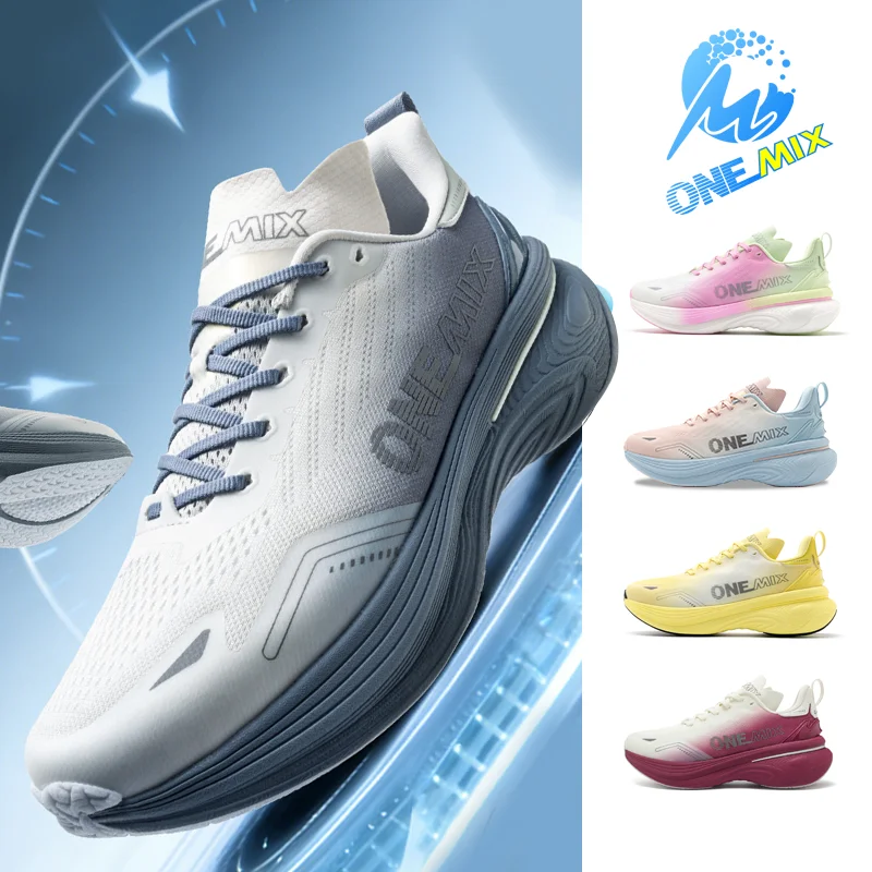 ONEMIX 2026 Jogging Running Shoes Unisex Lightweight Sneakers Road Wear-Resistant Fashion Sports Fitness Shoes