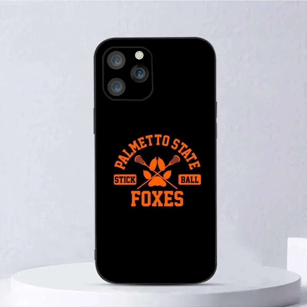 The Foxhole Court AFTG Phone Case For iPhone 15,14,13,12,11,Plus,Pro Max,XS,X,XR,SE,Mini,8,7 Soft Silicone Black Cover