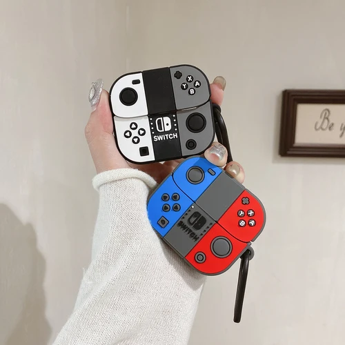 Funda para auriculares Samsung Galaxy Buds 3/Buds 3 pro(2024), diseño creativo y divertido de consola de juegos, funda para auriculares con gancho