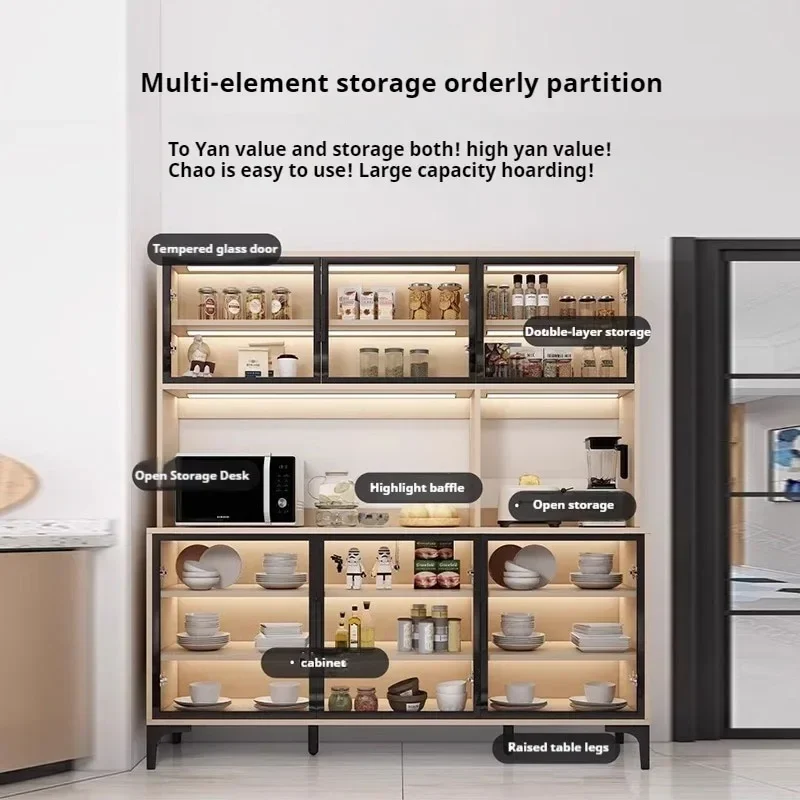 Full Kitchen Shelves Nordic Cabinet Open Cabinets Whiskey Bar Accessories Display High End Furniture Wine Vitrine Hanging