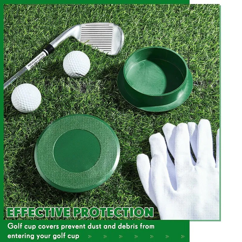 Golf Cup Hole Putting Green, Capa para Jardim, Quintal, Atividades ao ar livre, 6 Pcs