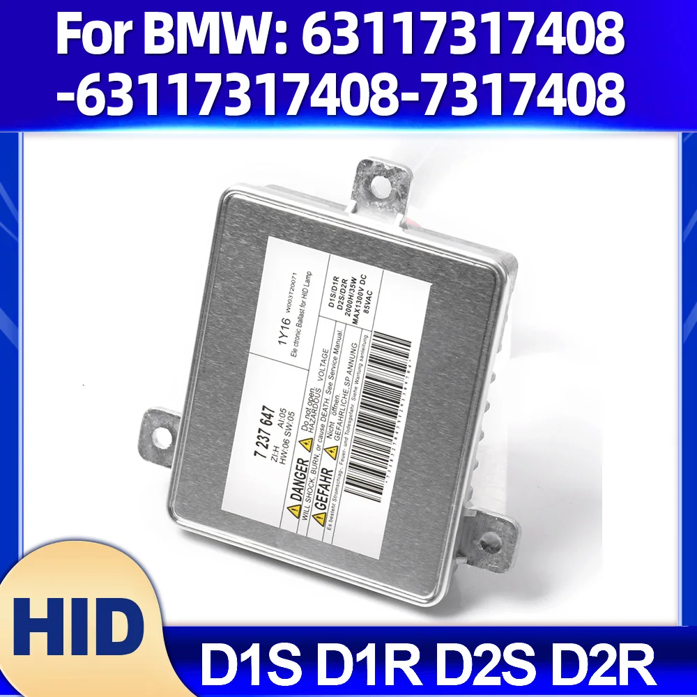 

D1S D1R HID ксеноновый балласт для фар HID D2S D2R HID Балласт для фар OEM 7237647 для BMW: 63117317408-63117317408-7317408