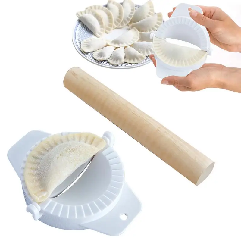 Kitchen Dumpling Maker Pie Maker Press With Rolling Pin Rapid forming Dumpling Mold for Pizza Pie Pastry Kitchen Accessories