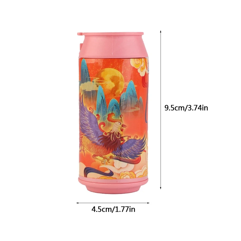 Уникальный складной портативный USB-вентилятор, банка сока, портативный персональный вентилятор, перезаряжаемый через