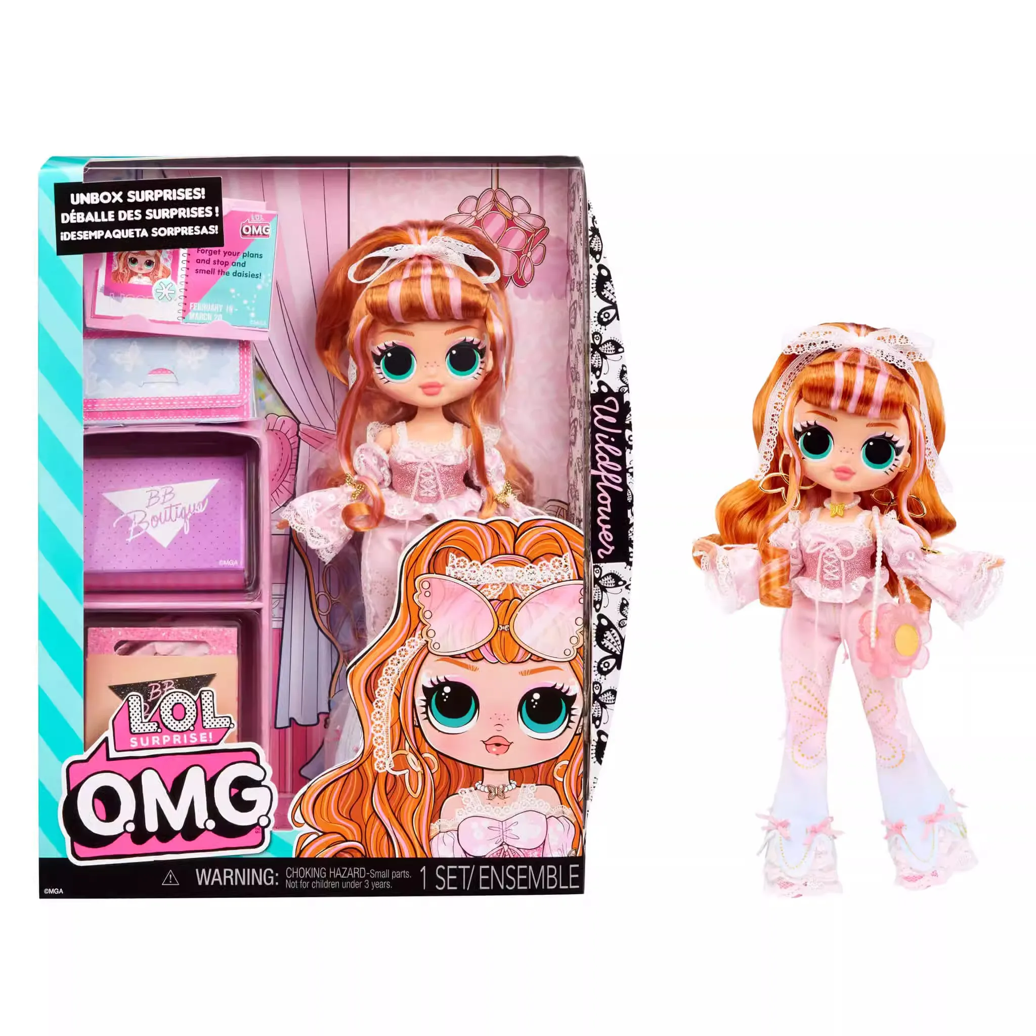 LOL サプライズ人形 OMG 大きな妹サンシャインカラーチェンジ美少女