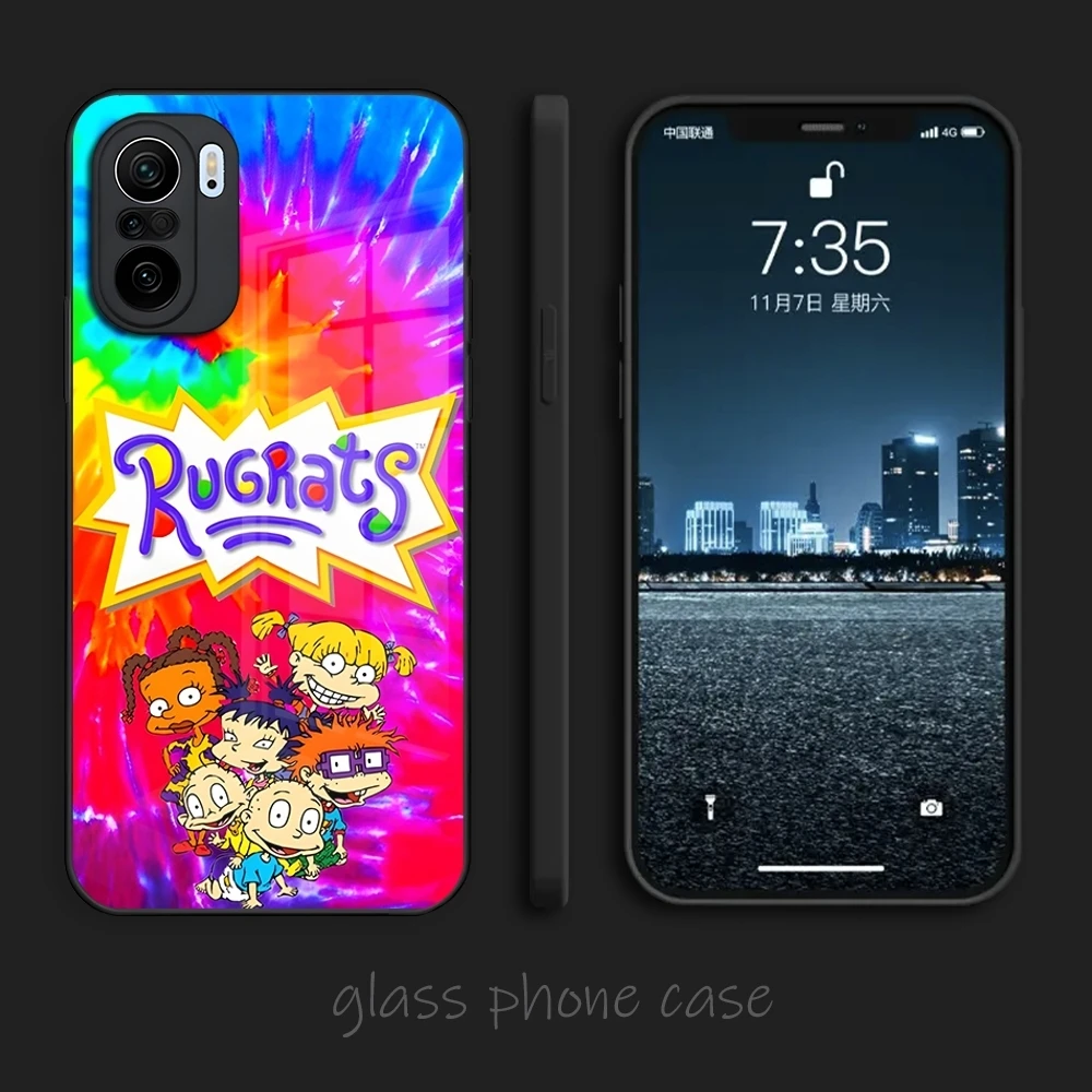 حافظة لهاتف شاومي 12 13 14 Lite Pro 11t lite POCO M6 M5 X6 X5 X3 NFC F5 F6 Pro من الزجاج المقسى C