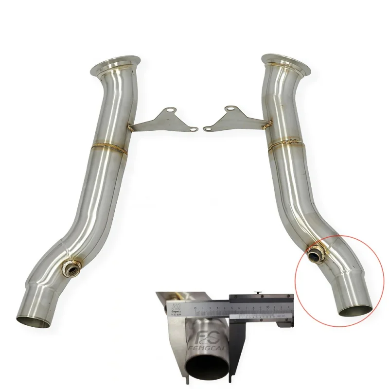 

Stainless Sports Downpipe Exhaust Header for Ferrari 458 SP/Speciale/458SC 2014-2016 Performance Car Exhaust Pipes Power Upgrade