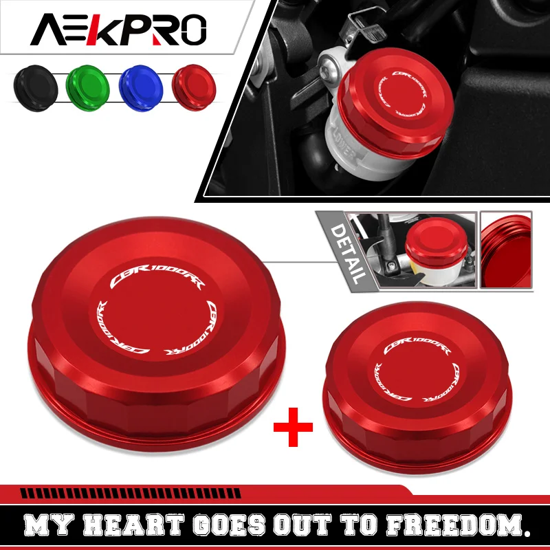 

NEW Motorcycle Front & Rear Brake Fluid Reservoir Cap Brake Master Oil Tank Cover For HONDA CBR1000RR CB1000R cb1000r cbr1000rr