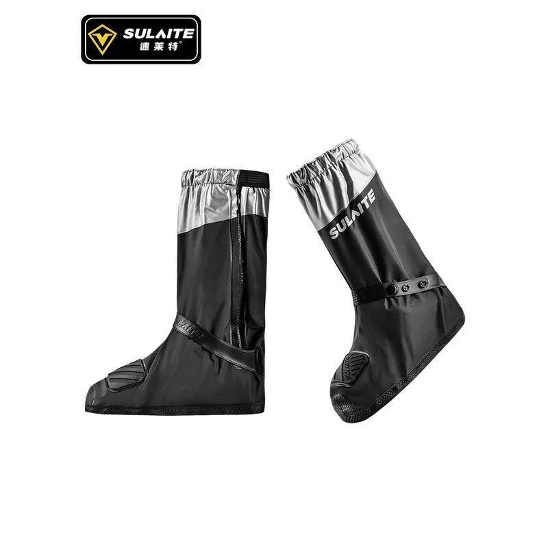 Outdoor Sports Cycling Motorcycle Rain Covers SULAITE Waterproof Reflective Reusable Durable Boot Protection Accessories