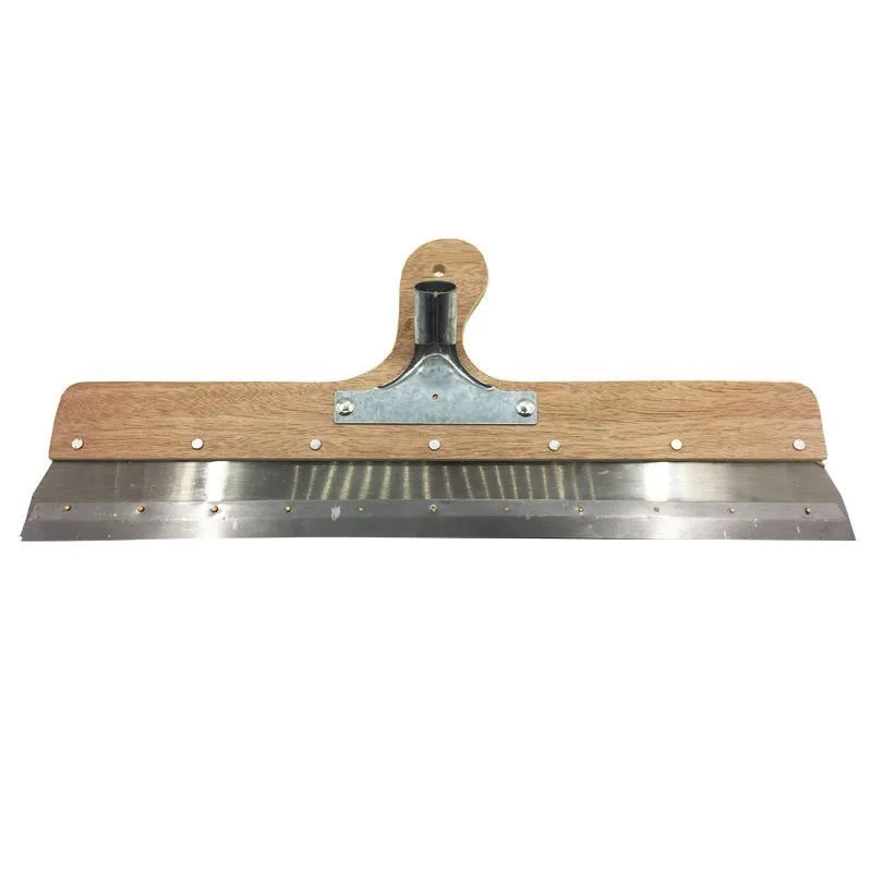 Manual Self-leveling Cement Rake Epoxy Mortar Construction Scraper With Rack