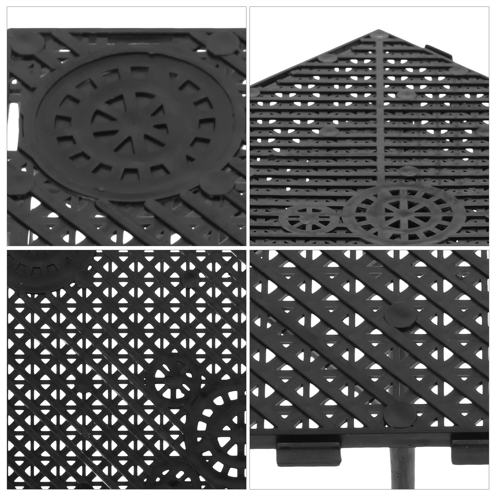

10Pcs PVC Filter Plate for Fish Tank Bottom Splicing Combination Clapboard Good Water Permeability Aquarium Accessory