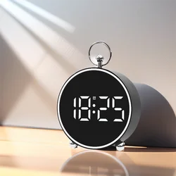 LED Alarm Clock Desk/Wall Travel Electronic Clock with Temperature for Bedroom Office Decoration Niditon