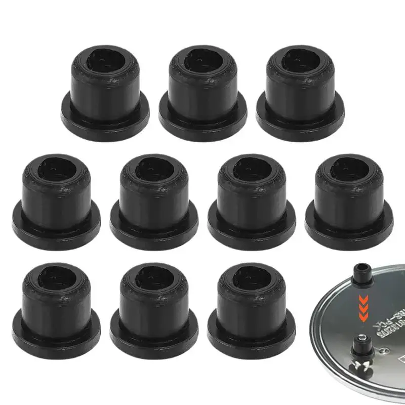 Hole Plugs Assorted Rubber Auto Body Plugs 10 Pieces Truck Bed Hole Plugs Black Rubber Hole Plug For Women Men Adults Bikes