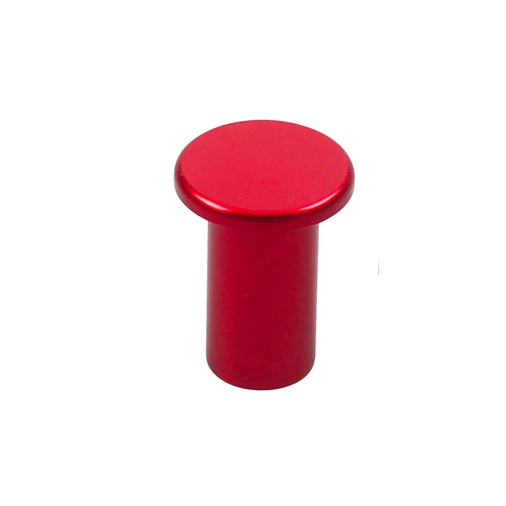 

Aluminum Alloy Universal Cover Replacement Drift Knob Red Durable Large Surface Comfort Grip Protect From Damage Dust