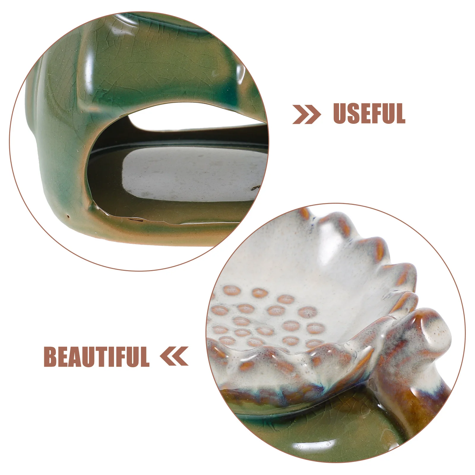 

Ceramic Incense Burner Creative Aroma Burner for Home Relaxation Decorative Censer Holder Home Incense Holder Decorative Censer