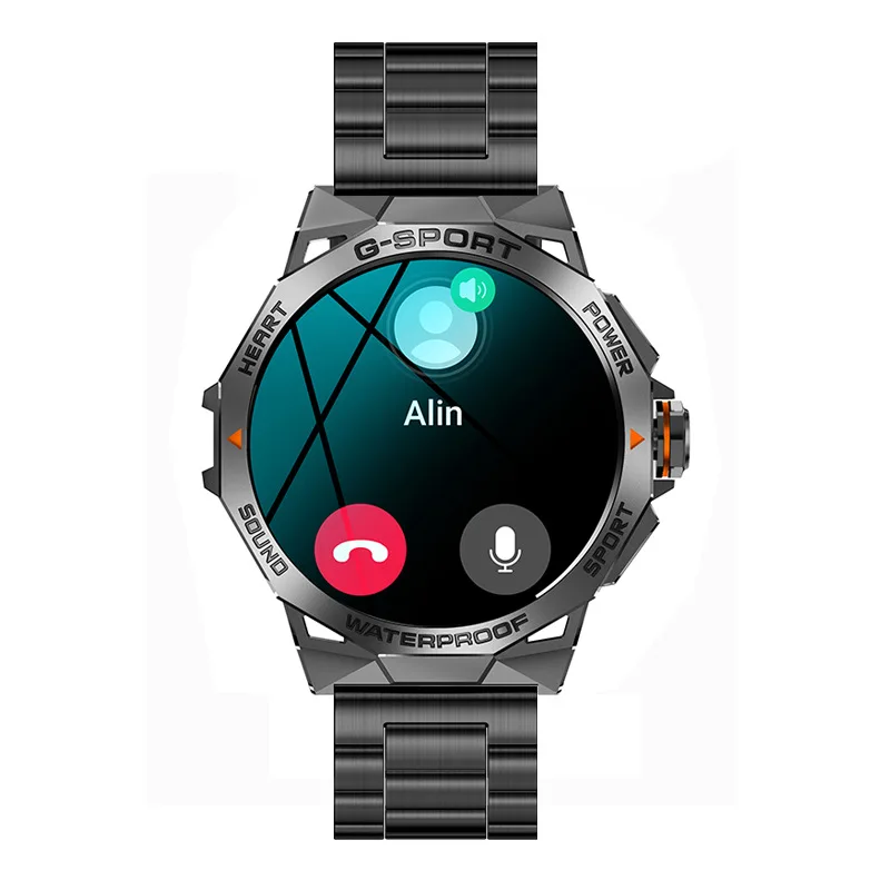 2024 New Fashion Bluetooth Calling 1.43-Inch Amoled High-Definition Screen Weather, Music Heart Rate Multi Sport Smartwatch