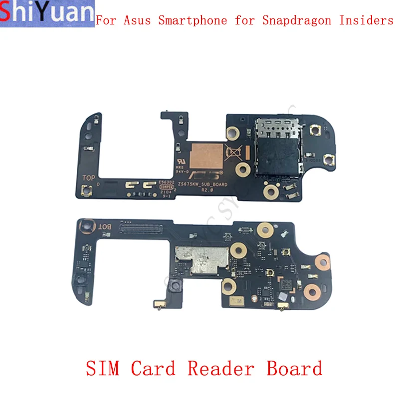 SIM Card Reader Board Flex Cable For Asus Smartphone for Snapdragon Insiders ZS675KW Sim Card Reader Replacement Parts