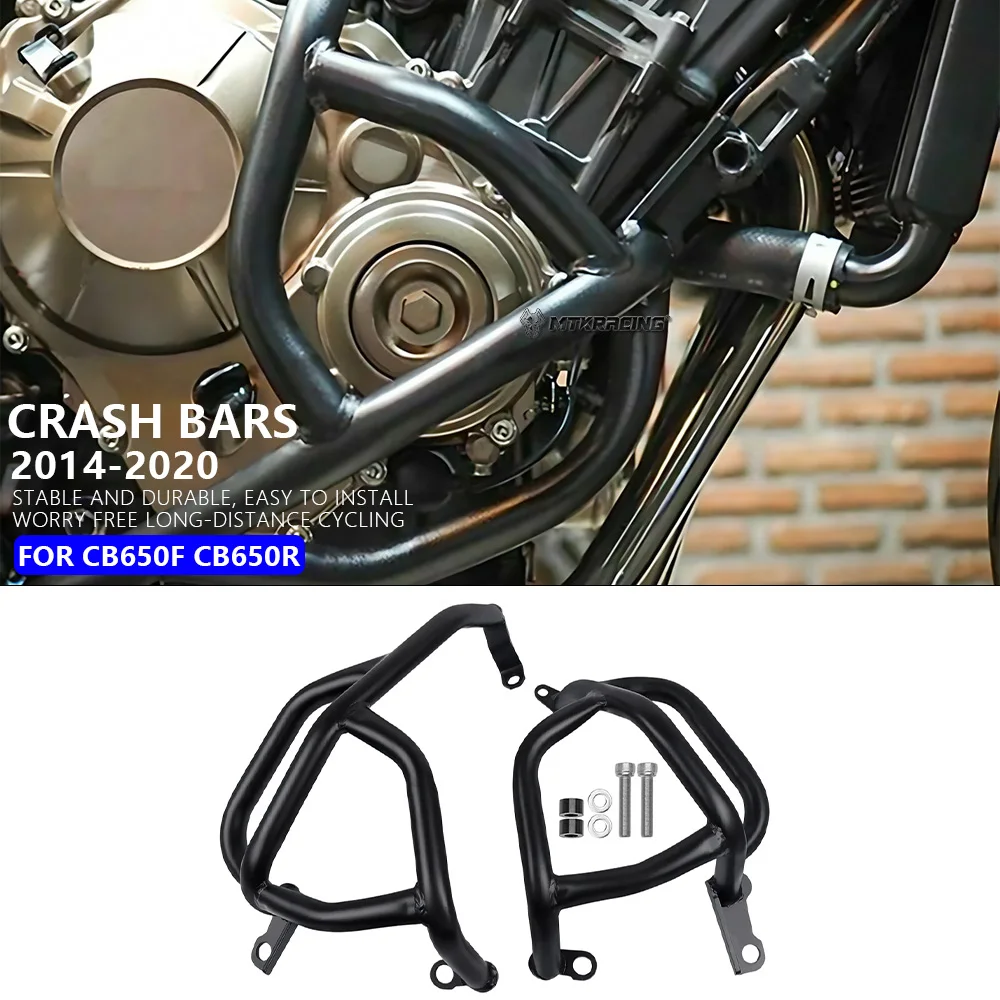 

For HONDA CB650F 2014-2018 CB650R 2019-2020 Motorcycle Fall Protection Protector Engine Guard Crash Bar Frame Bumper