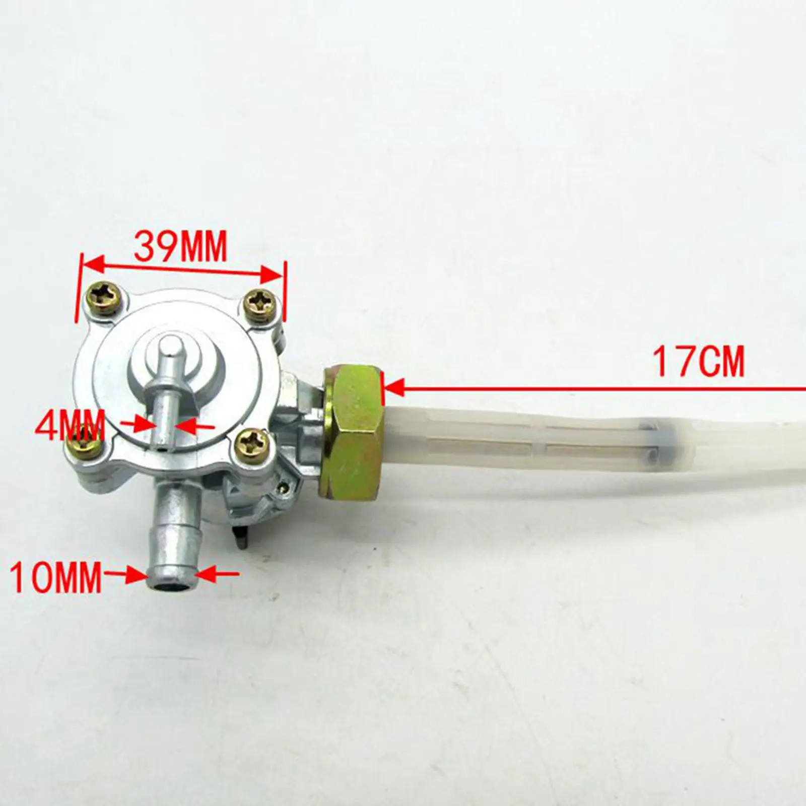 Gas Fuel Tap Switch Tank Petcock Durable Silver Replacement Valve for Honda CBR900RR 1996 1999 Motorcycle Accessories