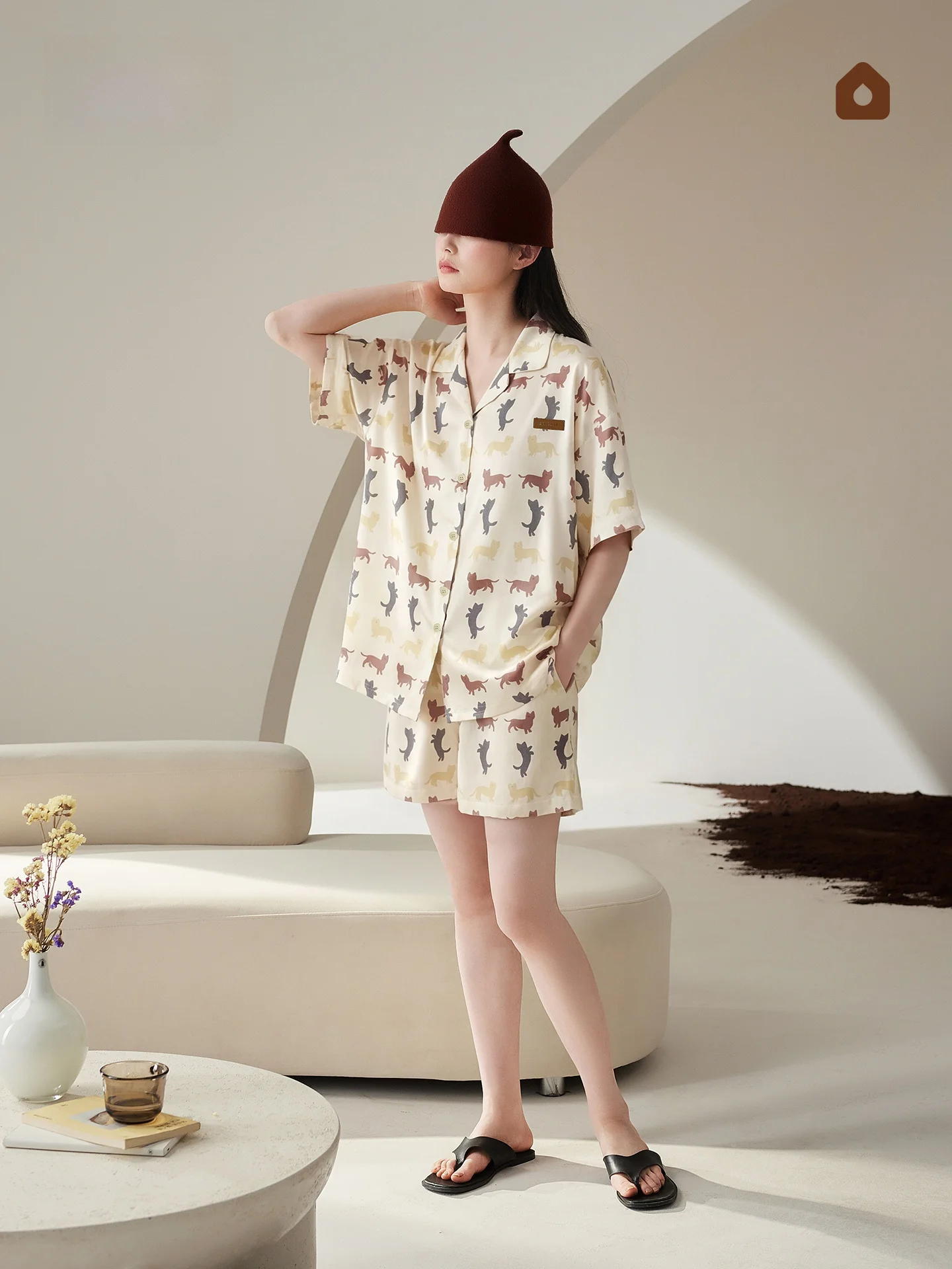 arachne-conjunto-de-pijama-de-verano-de-seda-helada-manga-corta-y-pantalones-cortos-de-seda-sintetica-fina-bonito-ropa-de-casa-ajuste-holgado-estampado-c