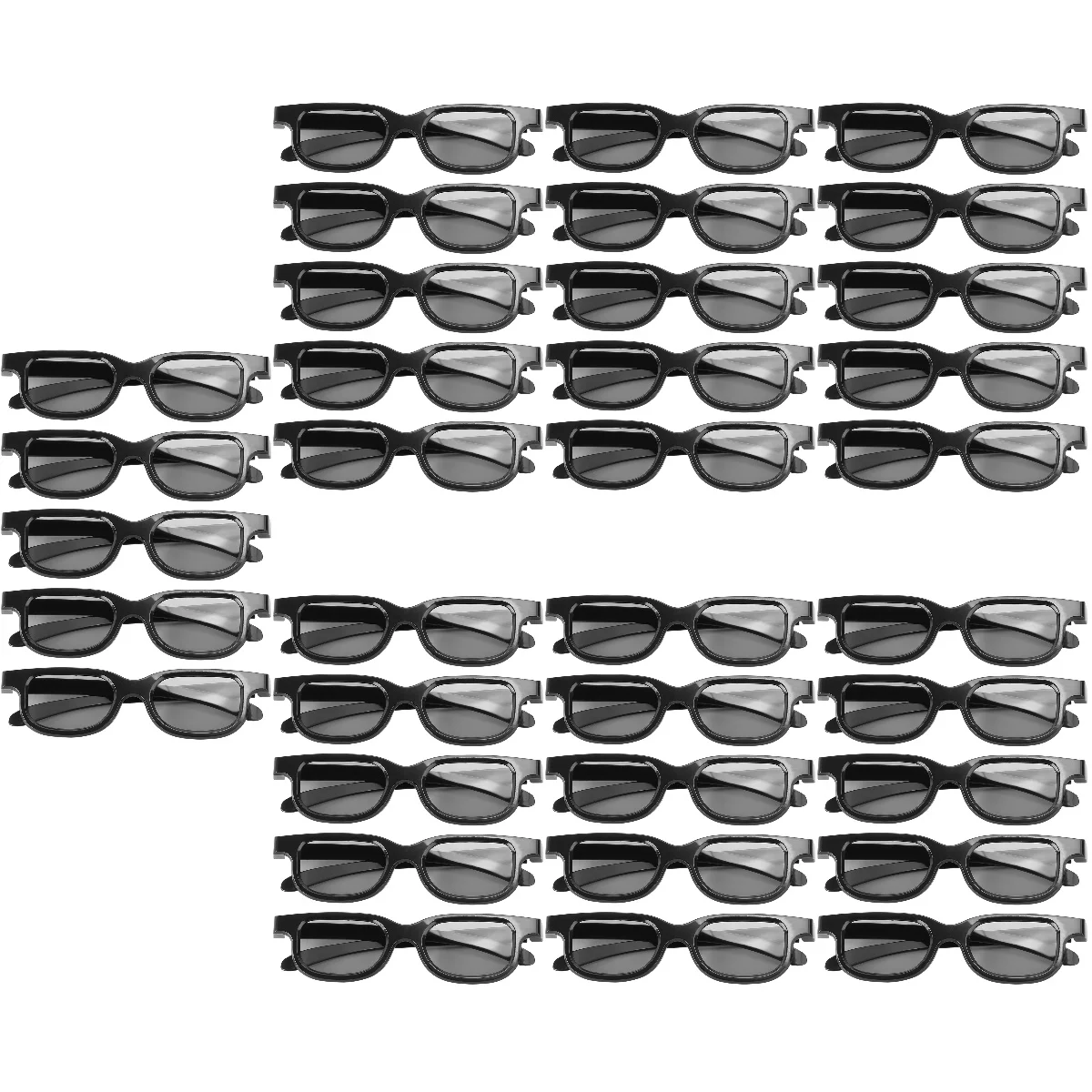 

7pcs 3D glasses 3D movie glasses 3D game glasses 3D video glasses Movie polarizer