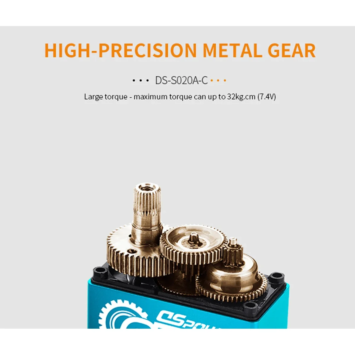 

DSpower 30KG Waterproof Metal Gear Digital Servo LargeTorque 180/300 Degree for 1/8 1/10 RC Car Crawler Wltoys Axial Trx4m Scx10