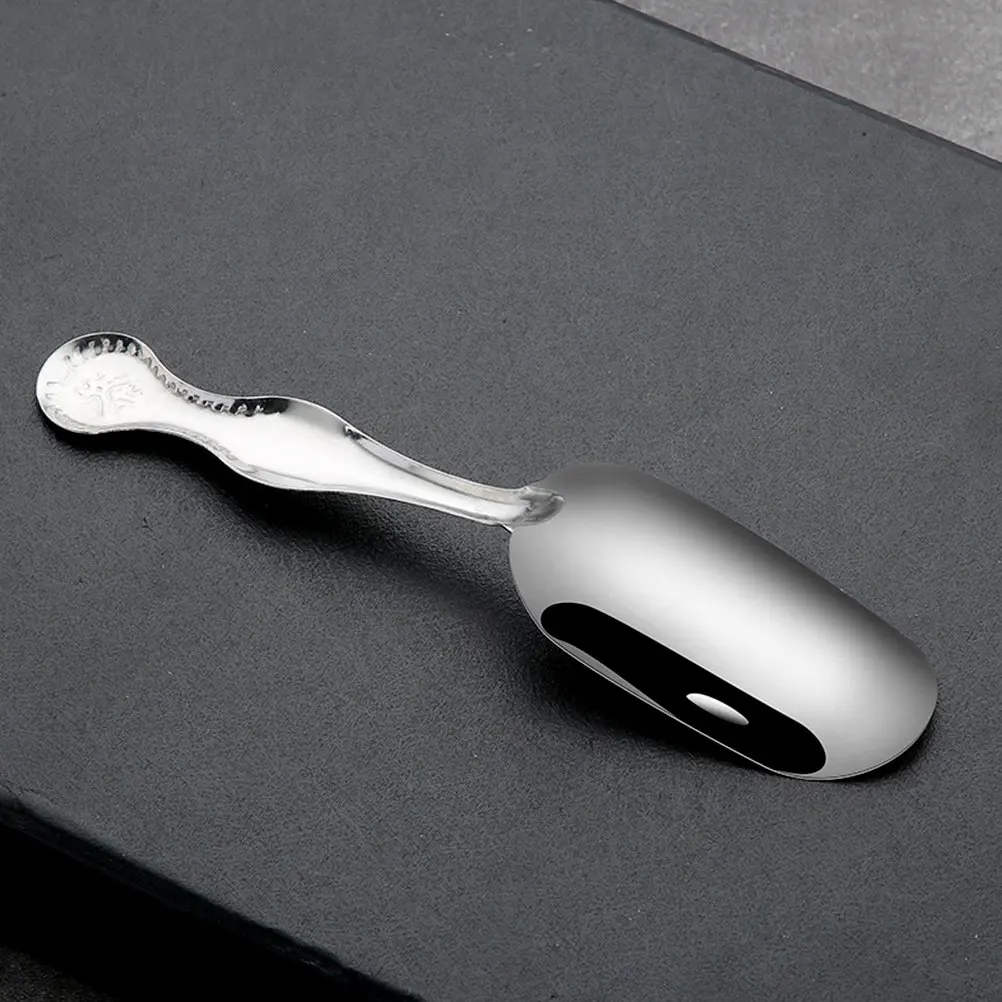 30Pcs Stainless Steel Tea Spoon Premium Food-Grade Loose Leaf Scoop Ergonomic Handle Smooth Burr-Free Surface for Kung Fu Tea
