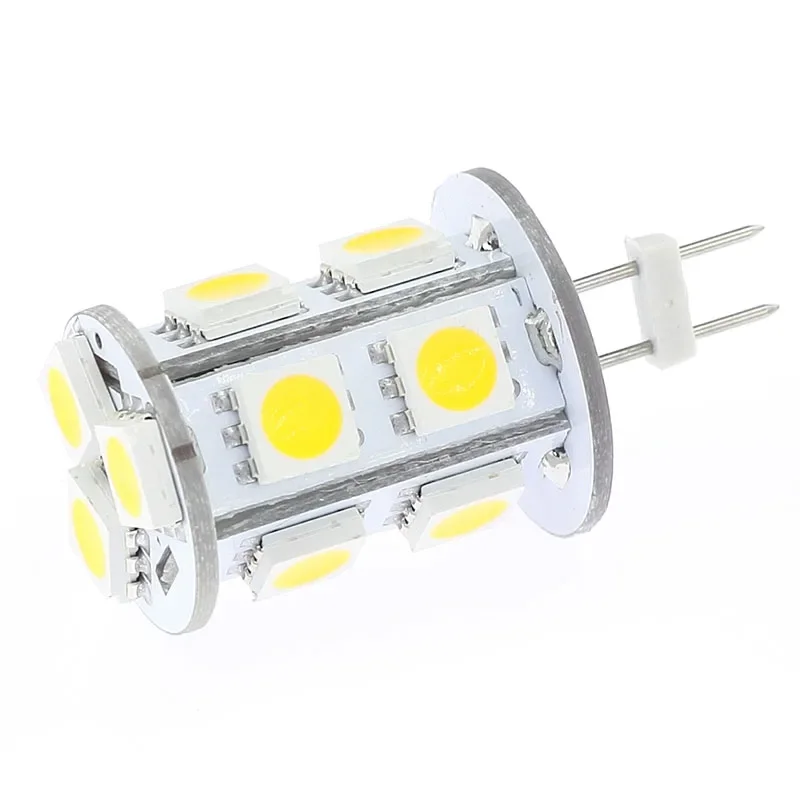 Led g4 Lamp 13LED 5050SMD G4 BULB 12V 2.5W  White Warm White Led Ceiling Light Desk Lamp bulb Halogen Replacement 5pcs/lot