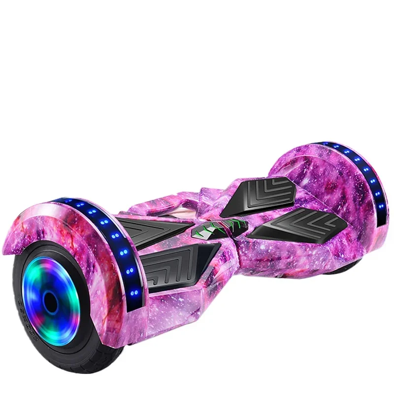 Hover Board 8 Inch Two Wheel Smart Self Balancing Wheel Kids Toy Car Electric Scooter LED Light Bluetooth Led Light Cheap Price