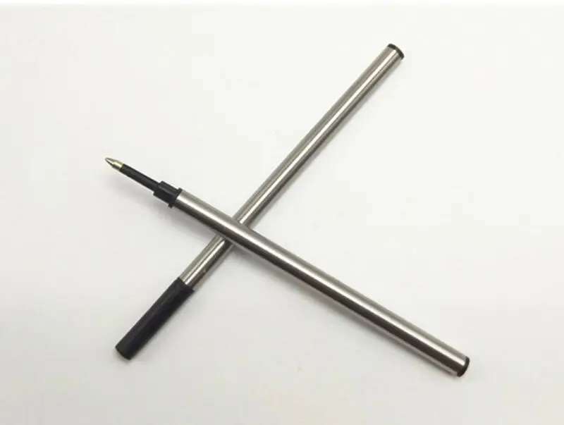 2pcs 6pcs 12pcs 11cm Black metal Ballpoint Refill 0.7mm tip fits for schneider