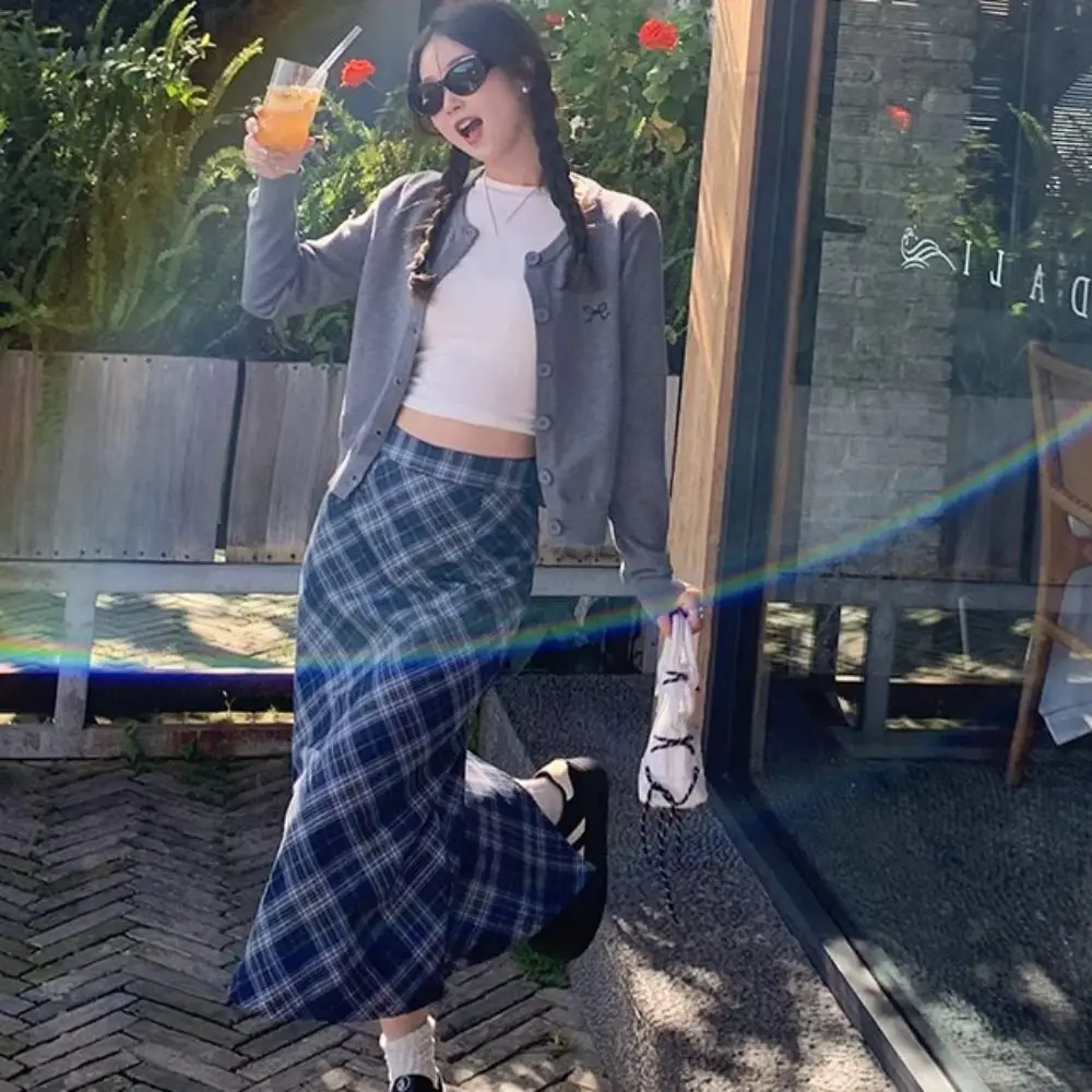 

Female Solid Bowknot Crochet Sweaters Autumn Spring Loose Sweet Knitwear Long Sleeve Preppy Style Cardigans Women Y2K Female