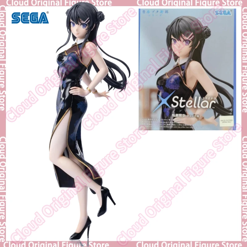 

In Stock 100% Original XStellar Rascal Does Not Dream of Bunny Girl Senpai Sakurajima Mai Cheongsam Collectible Model Toys
