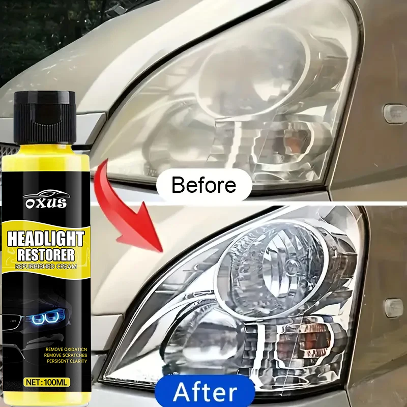 سيارة العلوي استعادة تلميع أطقم كشافات مزيل الخدش إصلاح تنظيف لصق إزالة الأكسدة المصباح البولندية السائل
