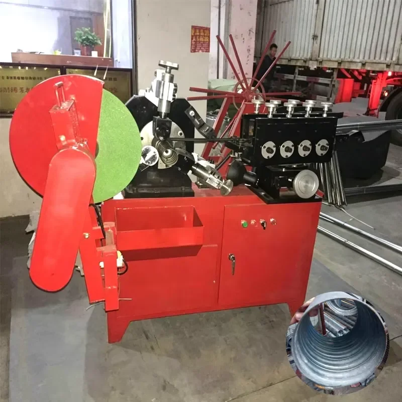 CE Certification High Efficiency 1430r/min Corrugated Pipe Forming Machine Automatic Metal Steel Belt Pipe Making Machine for