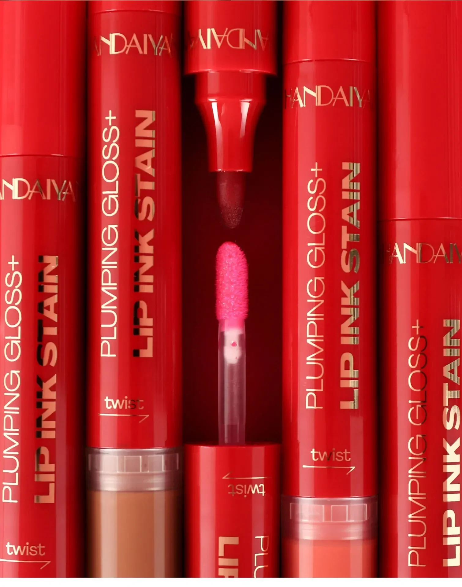 Matita labbra liquida a doppia estremità 2 in 1 e olio idratante 6 colori Facile da colorare Facile da usare Trucco labbra a lunga durata CO:03