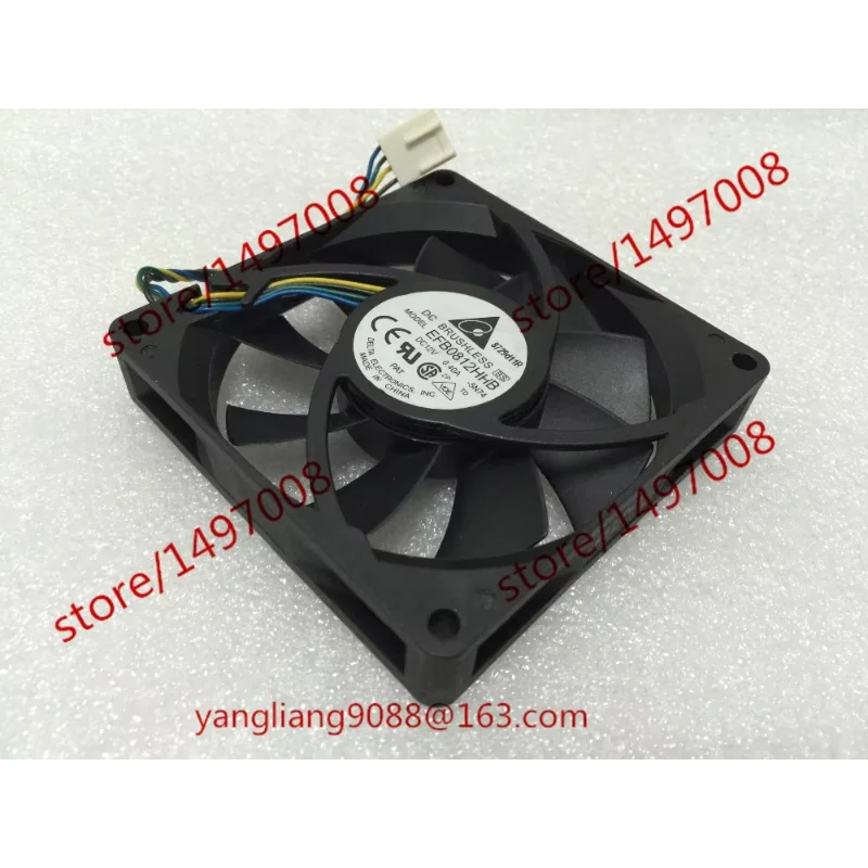 

Delta Electronics EFB0812HHB 5N74 DC 12V 0.40A 80x80x15mm Server Cooling Fan