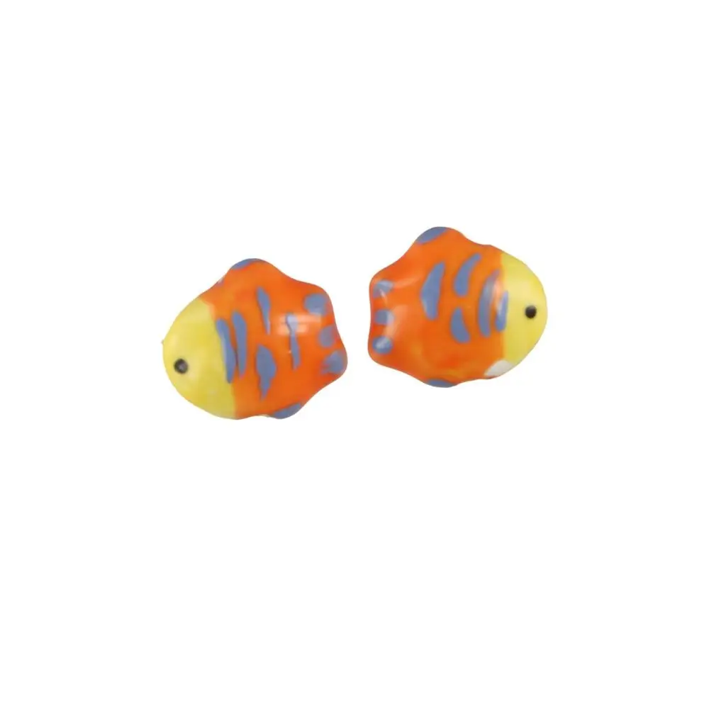 

Handmade Craft Hand Drawn Fish Bead Fresh Color Fashion Ceramic Spacer Loose Beads 3D Bracelet Making Kit