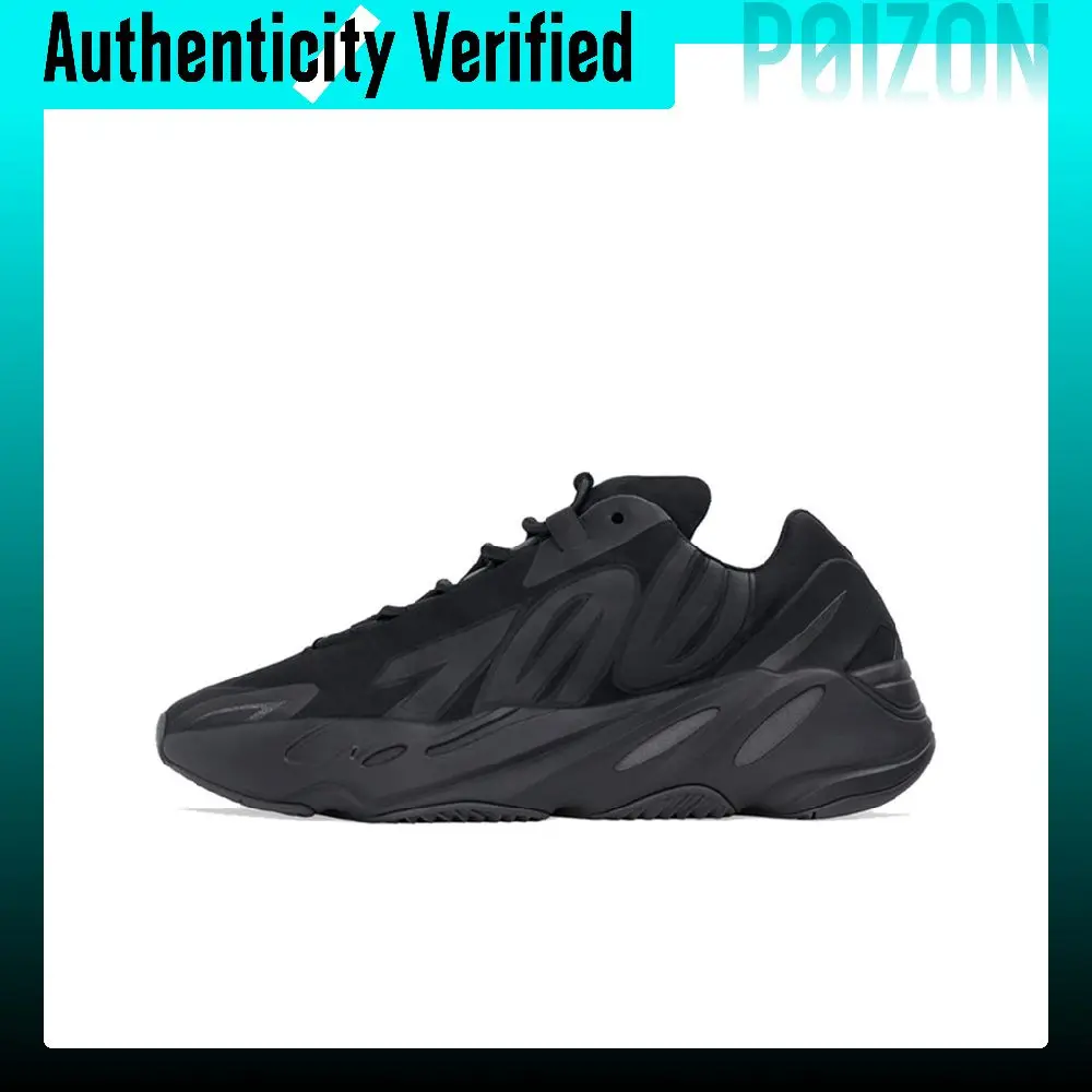 Adidas Originals Yeezy Boost 700 MNVN Black Warrior Mesh Low top Chunky Sneakers Unisex Black FV4440
