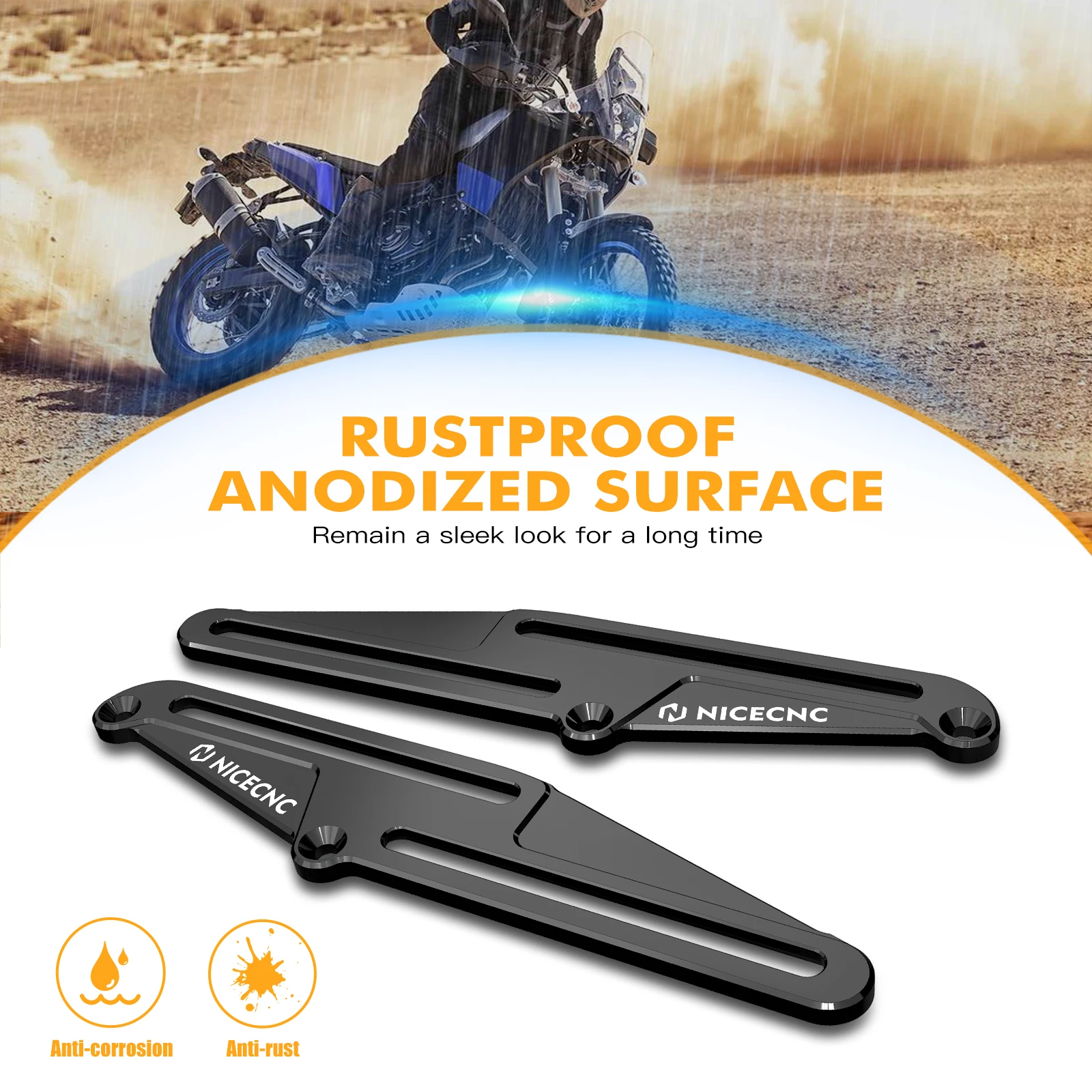 NICECNC регуляторы лобового стекла, кронштейн, держатель лобового стекла, стабилизатор приборной панели для Yamaha Tenere 700 T700 XTZ 700 Tenere 700 2019-2023