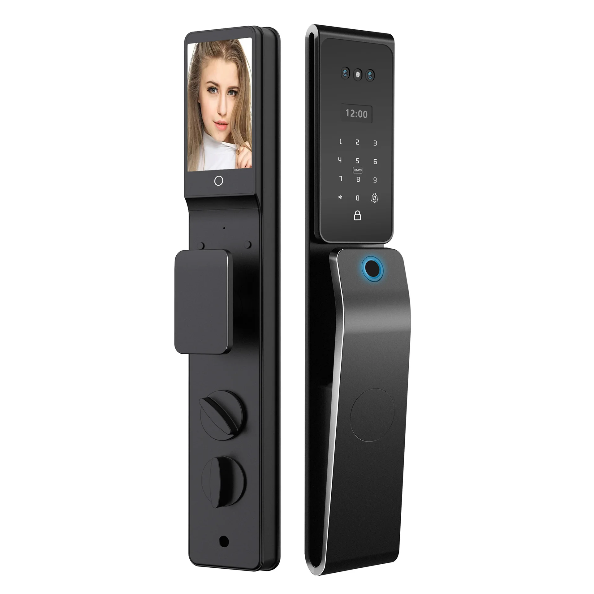 

Wifi Fingerprint Face Recognition Lock Customizable Security Guarantee Smart Locks