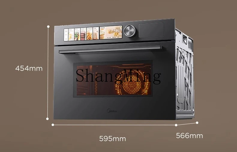 ZYY micro steaming and baking all-in-one machine embedded electric steaming oven microwave oven pure flat and fully embedded