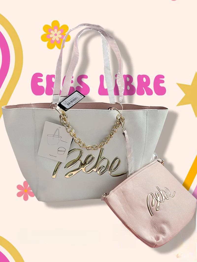 

Stylish Large Capacity Single Shoulder Tote Bag Chain Handle Trendy Girl Versatile Cosmichoney British Style Soft Handbag
