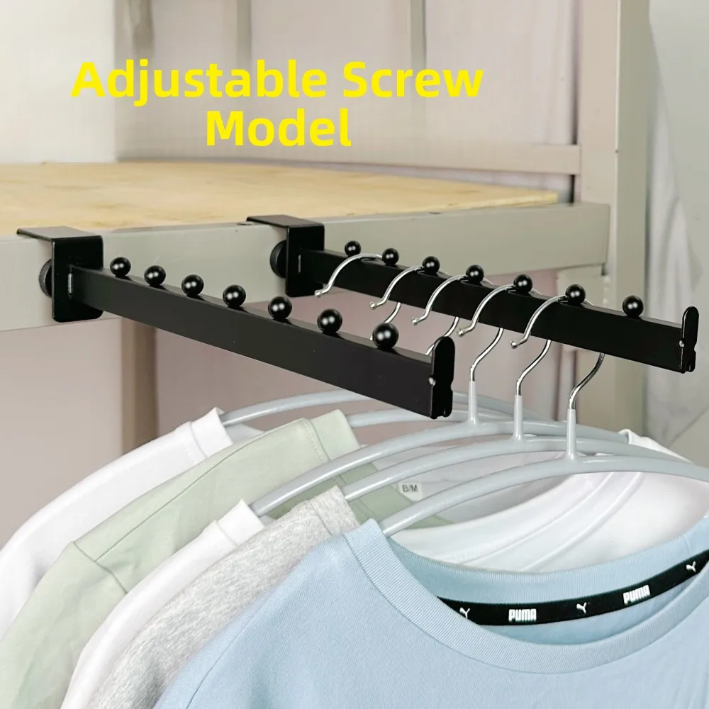 

New Student Dormitory Clothes Hanging Hook Bedside Storage Rack Female Room Upper Bed Clothes Organizer Simple Style Iron Mat...