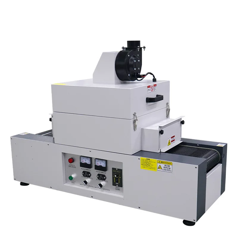 RX200-2 Conveyor Belt Tabletop UV Tunnel Furnace UV Curing Machine Coating Drying UV Light Curing Machine